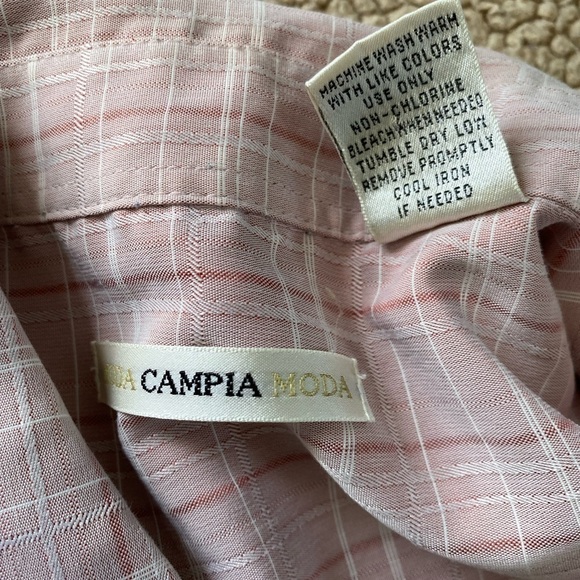 Campia Moda Short Sleeve Menta Button Up Shirt, Size: Large - Picture 8 of 8